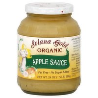 Solana Gold Organic Apple Sauce, 24 Ounce